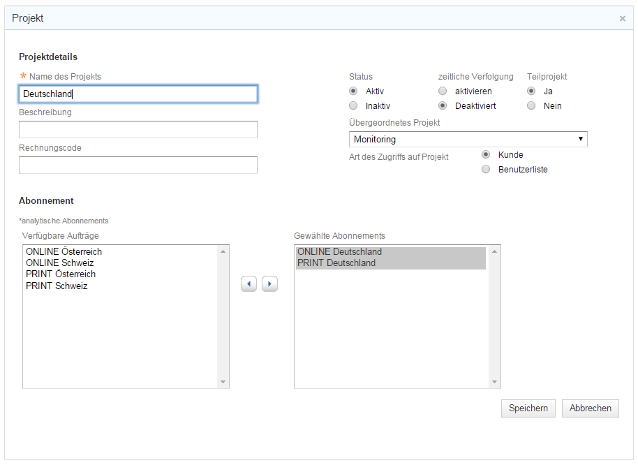 Cision Daten organisieren 3